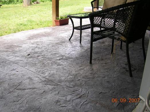 colored stamped concrete / Withamsville
