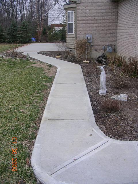 concrete walk / Withamsville