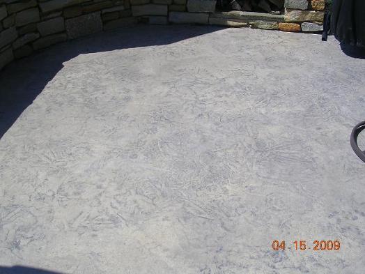 colored stamped concrete / Anderson